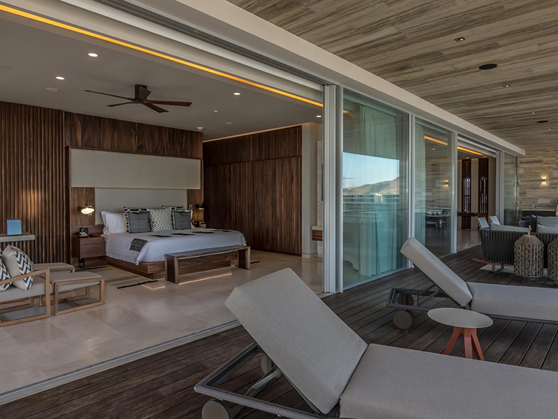 Master Bedroom Deck Space at Solaz Residence Penthouse 306