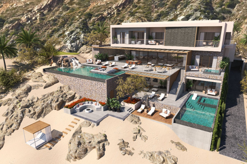 An Unfinished Villa in Los Cabos, Mexico